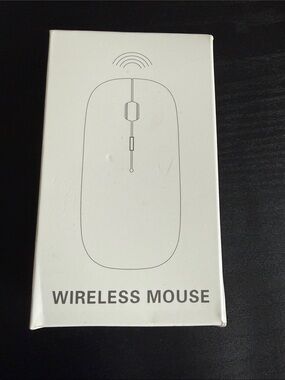 Rechargeable Bluetooth Wireless Mouse Black Slim USB Charging PC Mac Laptop